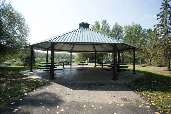 McKenzie Trails Picnic Shelter. Confirm the booking and included facilities through the rental service.