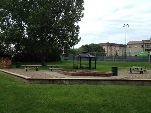 Rotary Recreation Park gazebo. Confirm the booking and included facilities through the rental service.